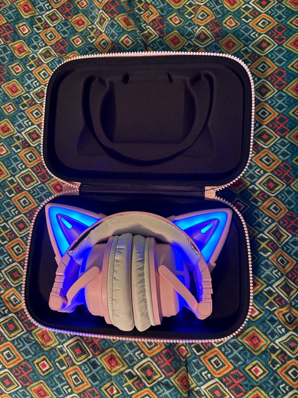 Pink Yowu Cat Ear Headphones 3S